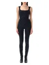Misbhv Women's Monogram Bodysuit In Black