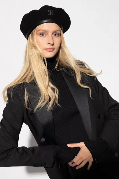 Misbhv Wool Beret In Black