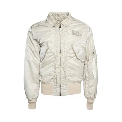 Pre-owned Misbhv X Alpha Industries X Keinemusik Bomber Jacket 'beige' In Tan