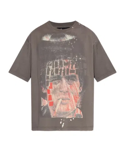 Misbhv X Ray Johnson James Dean T-shirt In Brown