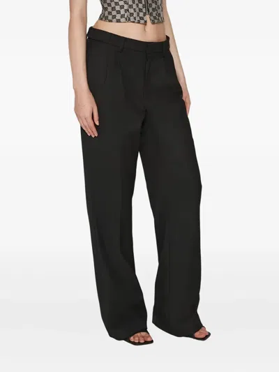 Misbhv Zip Fastening Tailored Trousers In Black