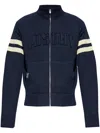 Misbhv Navy Zuma Zip Up Sweater In Blau