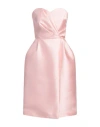 Mischalis Atelier Woman Midi Dress Pink Size 8 Polyester In Pink
