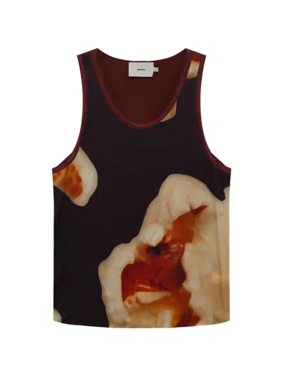 Misci Amintas Popcorn Printed Tank In Red