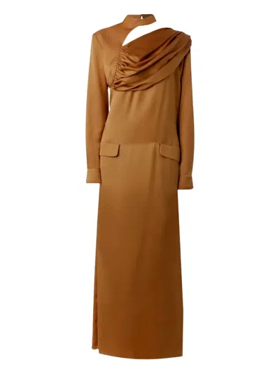 Misci Baleiro Dress In Gold