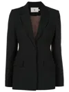 Misci Single-breasted Notched-lapel Blazer In Black