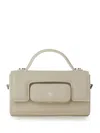 Misci Eli Leather Tote Bag In Neutrals