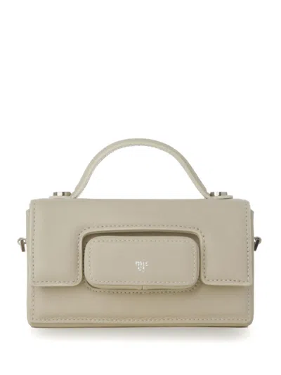 Misci Eli Leather Tote Bag In Neutrals