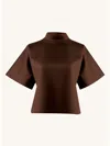 Misci Elle Blouse In Brown