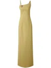 Misci Equestre Midi Dress In Yellow