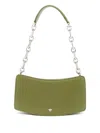 Misci Espeto Leather Shoulder Bag In Green