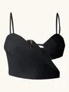 Misci Gabardine Top In Black