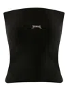 Misci Ivete Strapless Top In Black