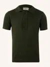 Misci Knitted Polo Shirt In Green