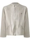 Misci Logo-embroidered Bomber Jacket In White