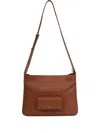 Misci Moquequinha Leather Messenger Bag In Brown