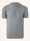 Misci Short Sleeve Polo Shirt In Blue