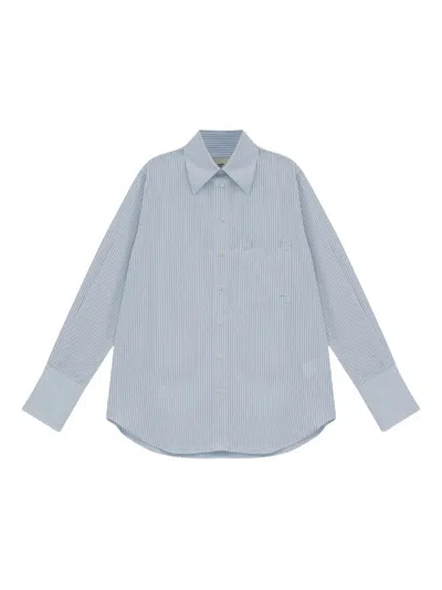 Misci Striped Shirt In Blue