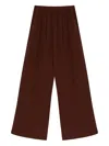 Misci Sun Elasticated-waistband Trousers In Brown