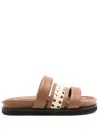 Misci Woven-strap Sandals In Black