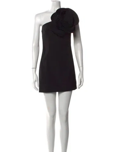 Pre-owned Miscreants One-shoulder Mini Dress In Black