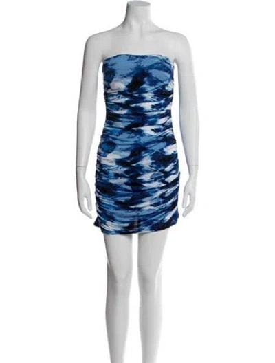 Pre-owned Miscreants Printed Mini Dress In Multi