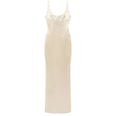 Miscreants Women's Neutrals Kaia Dress - Ivory In White