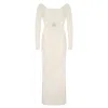 Miscreants Women's The Hestia Dress – White In White