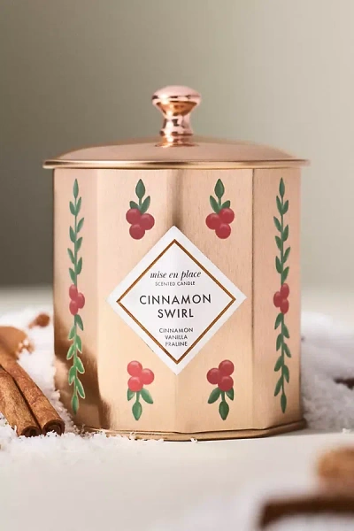 Mise En Place By Anthropologie Mise En Place Gourmand Cinnamon Swirl Tin Candle In Neutral