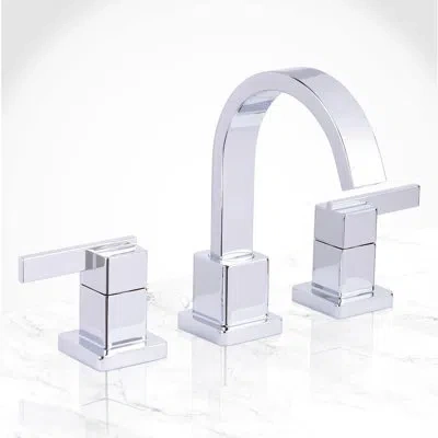 Miseno 1.2 Gpm Widespread Bathroom Faucet With Pop-up Drain Assembly In Polished Chrome