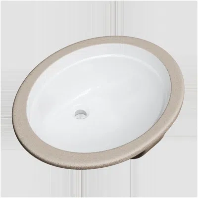 Miseno 20" Oval Undermount Bathroom Sink With Front Overflow