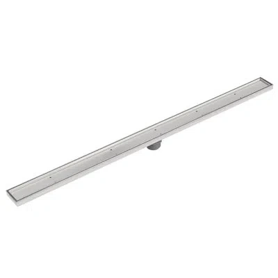 Miseno 48" Tile Insert Linear Shower Drain In Stainless Steel