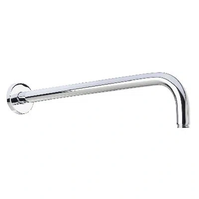 Miseno 5" X 2" Rain Shower Arm And Flange Kit In Polished Chrome