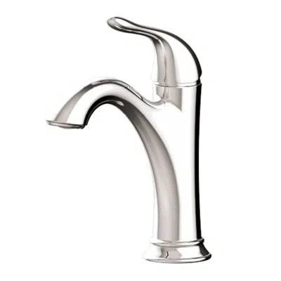Miseno Bella 1.2 Gpm Single Hole Bathroom Faucet With Pop-up Drain Assembly In Brushed Nickel