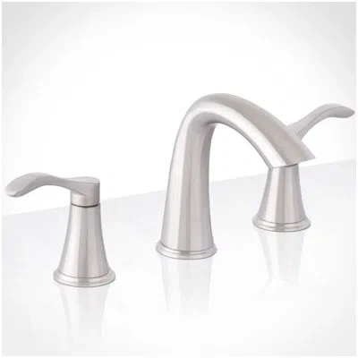 Miseno Bella 1.2 Gpm Widespread Bathroom Faucet With Pop-up Drain Assembly In Brushed Nickel