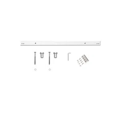Miseno Standard Single Single Door Barn Door Hardware Kit In Satin Nickel
