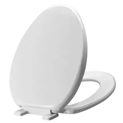 Miseno Universal Slow Close Elongated Toilet Seat And Lid In White
