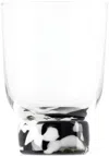Misette Black & White Monochrome Confetti Tumbler In Monochrome Confetti