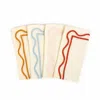 Misette Colorblock Linen Four-piece Napkin Set