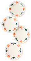 Misette Dinner Plates Set Of 4 Floral In Floral