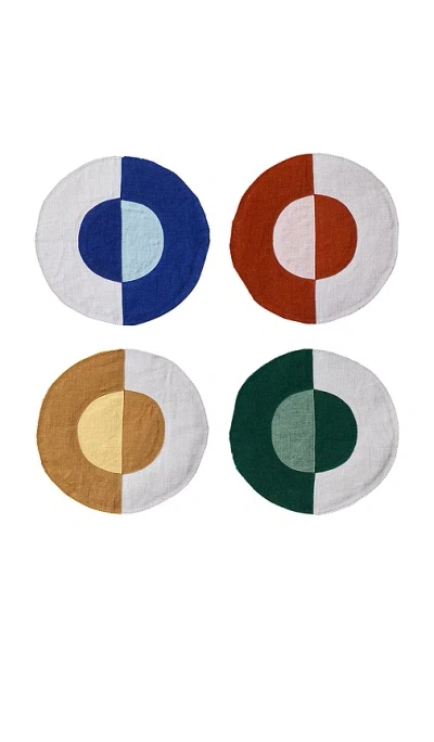 MISETTE LINEN EMBROIDERED COASTERS SET OF 4 Â€“ Ç¢ŽÈŠ±. Å°ºÇ � ALL.