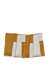 Misette Linen Embroidered Napkins Set Of 4 In Orange