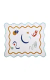 Misette Set-of-four Embroidered Linen Placemats
