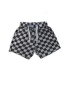 Mish Mish Boys' Coal Check Shorts - Little Kid In Coal