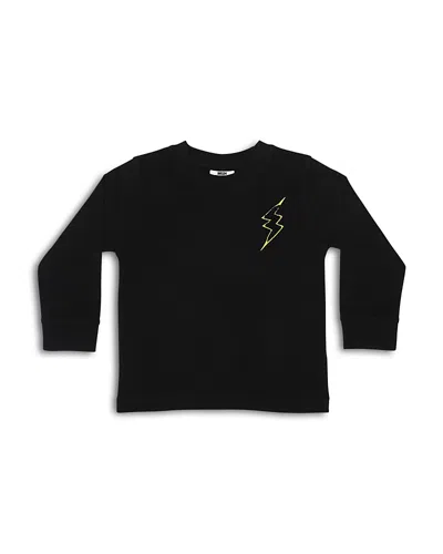 Mish Mish Boys' Rock Tour Long Sleeved Tee - Little Kid In Black