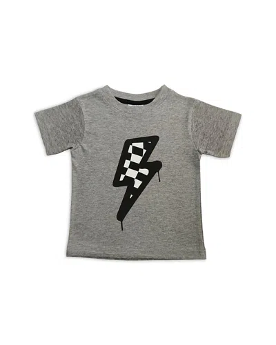 Mish Mish Boys' Surf Check Tee - Little Kid In Gray