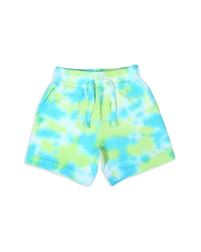 Mish Mish Boys' Tie Dyed French Terry Shorts - Little Kid In Blue