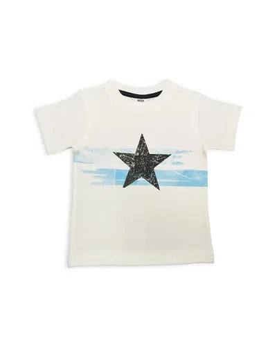 Mish Mish Boys' Water Star Graphic Tee - Little Kid In White