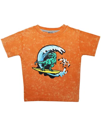 Mish Mish Kids' Dino Enzyme T-shirt In Orange