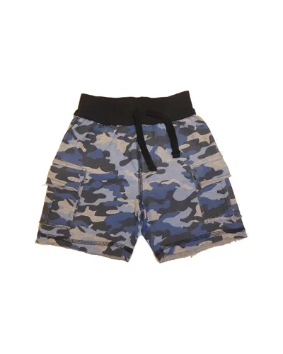 Mish Mish Kids' Distressed Camo Short In Blue